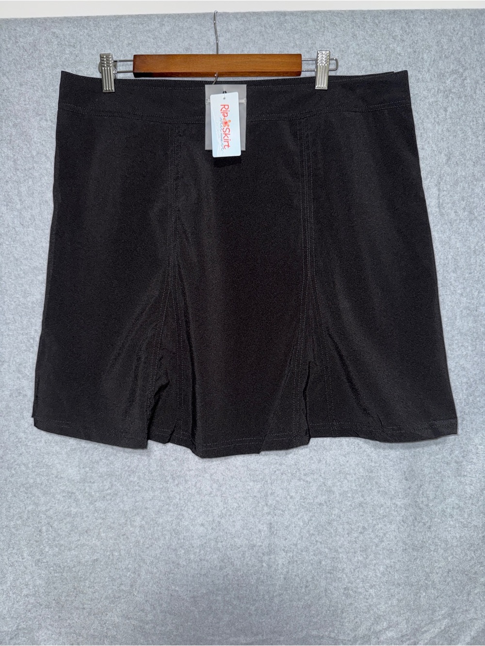 RipSkirt Hawaii Women’s Black Wrap Skirt one inside pocket length 2 Size XL